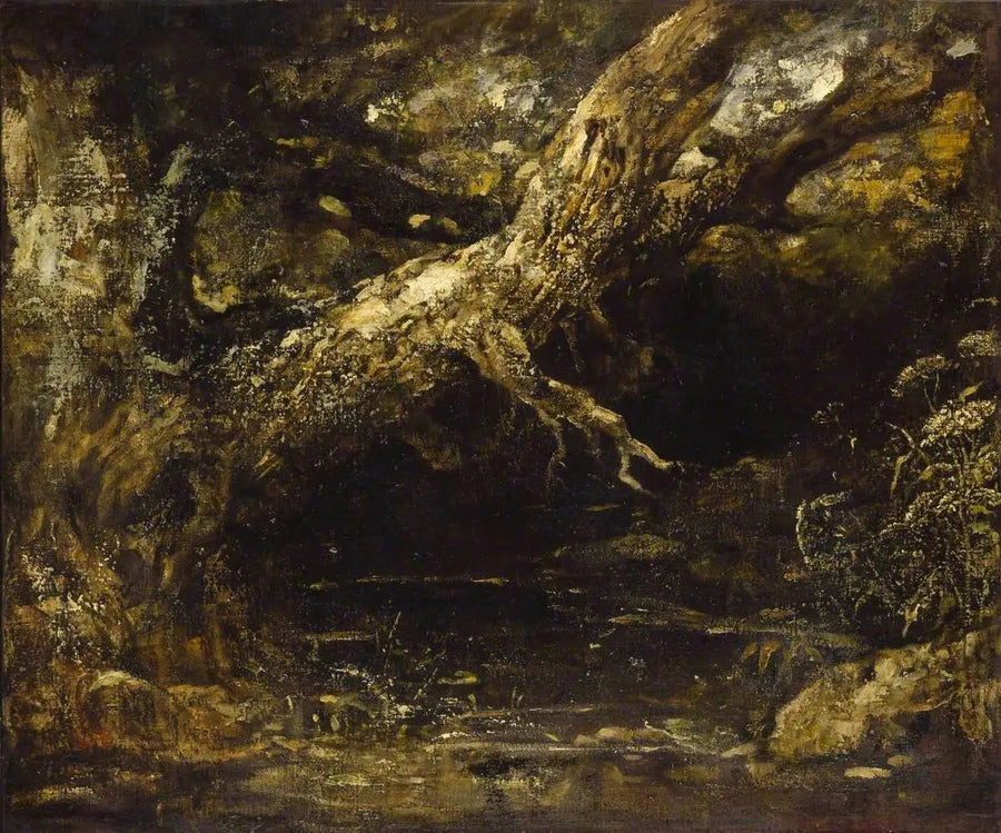 Trädstam och nedre grenar - John Constable