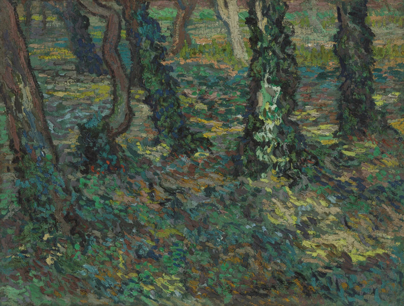 Trädstammar med murgröna - Vincent van Gogh