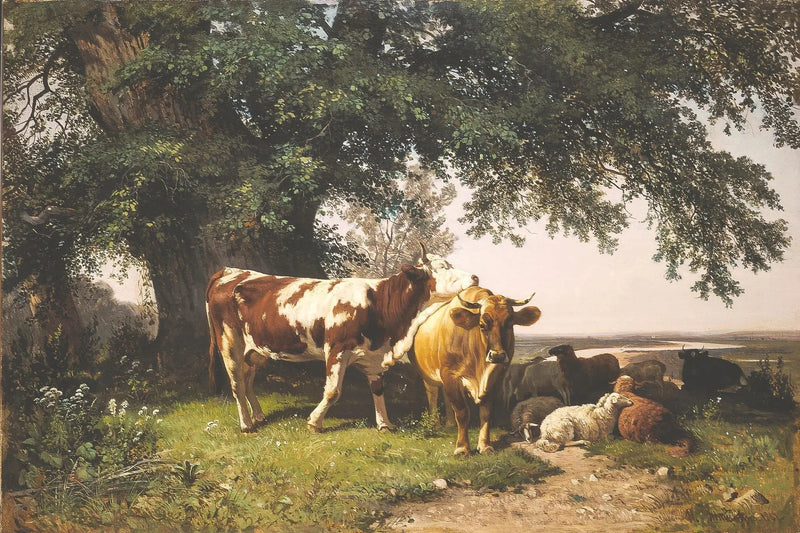 Herde under träden - Ivan Chichkine