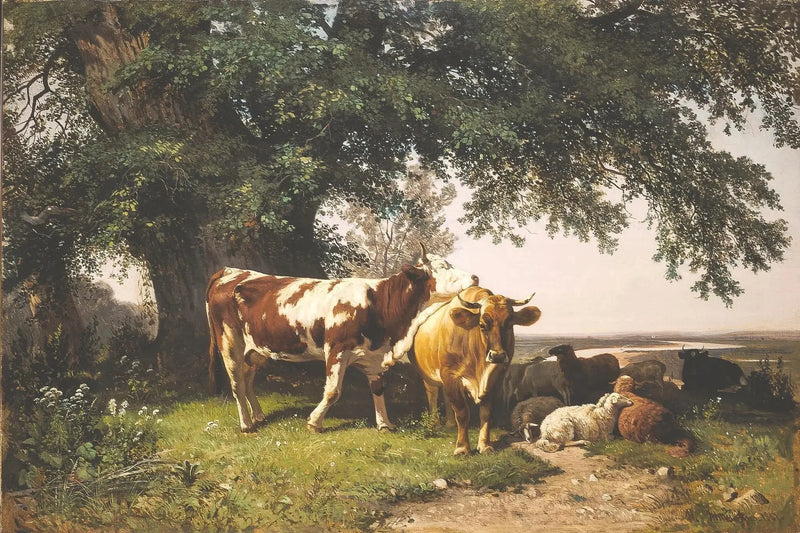Herde under träden - Ivan Chichkine