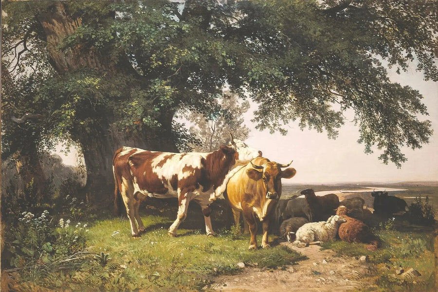 Herde under träden - Ivan Chichkine