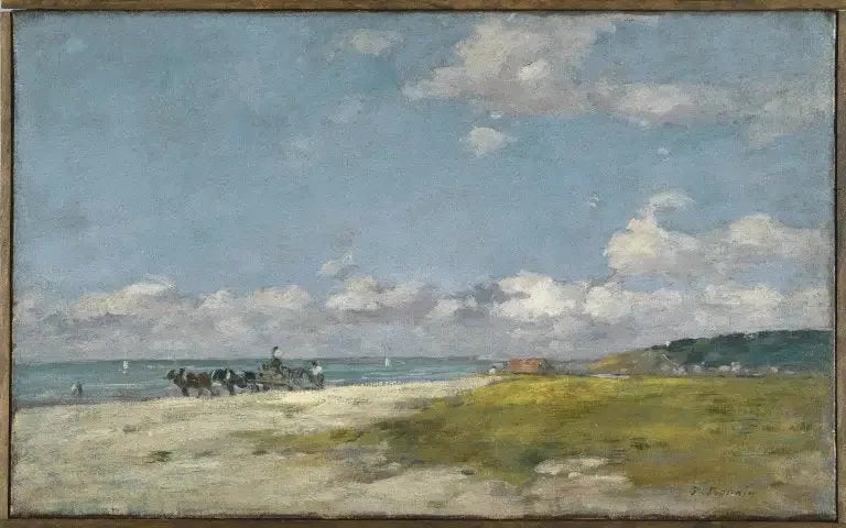 Trouville, Stranden - Eugène Boudin