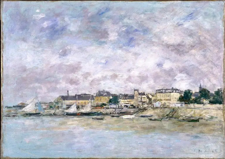 Trouville, hamnen - Eugène Boudin