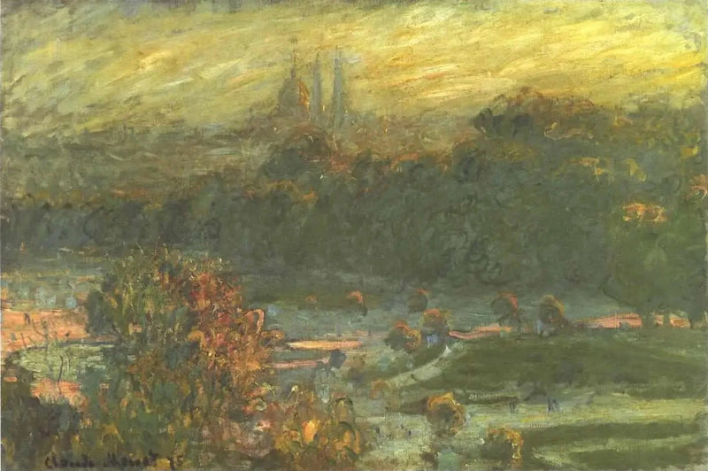 Tuilerierna, skiss W403 - Claude Monet