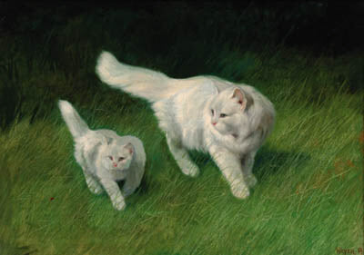 Two Cats - Arthur Heyer