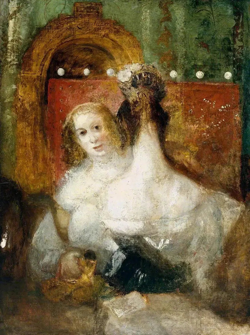 Två kvinnor med ett brev - J. M. W. Turner