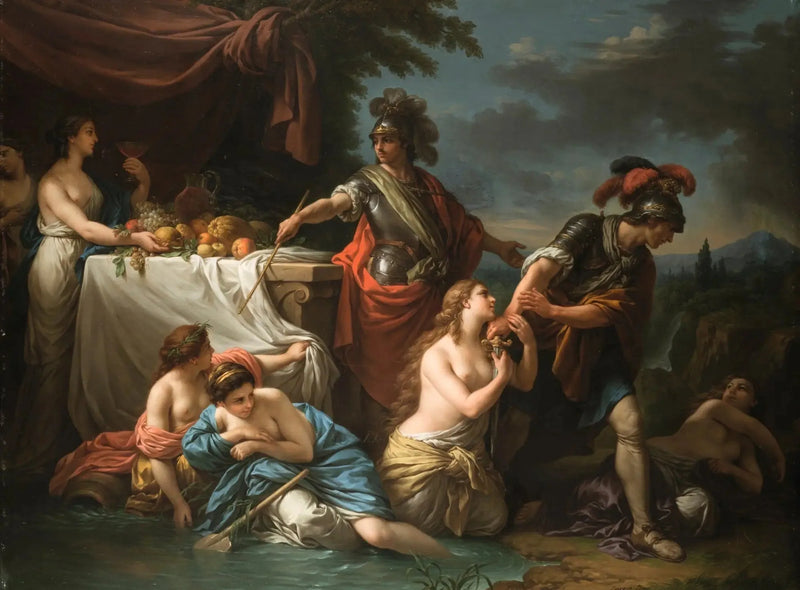 Ubalde och den danska riddaren - Louis Jean François Lagrenée