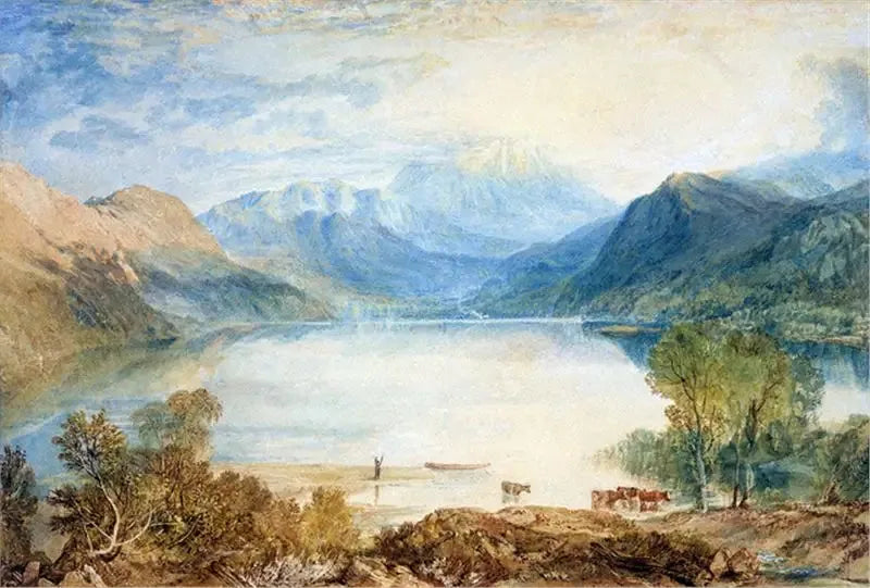 Ullswater från Gobarrow Park - J. M. W. Turner