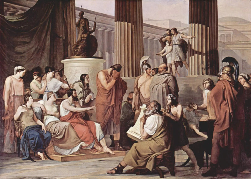 Ulysse vid Alcinoos hov - Francesco Hayez