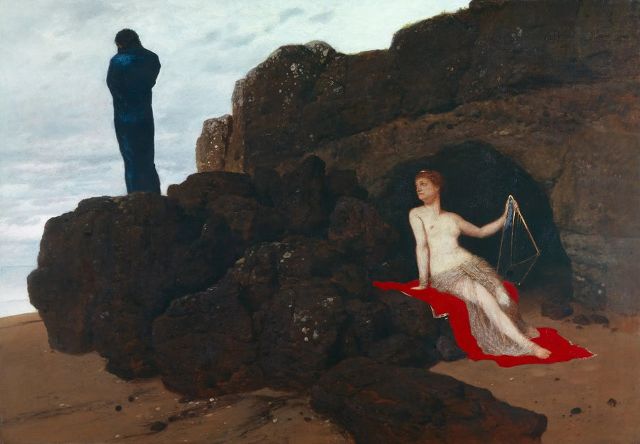Ulysse och Calypso - Arnold Böcklin