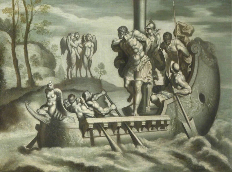 Ulysse och sirénerna - Annibale Carracci