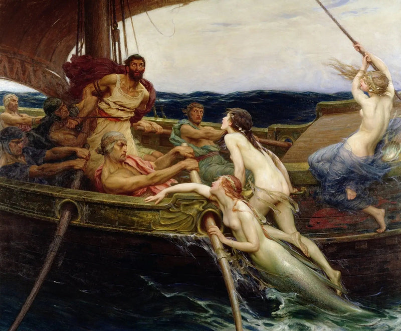 Ulysse och sirenerna - Herbert Draper