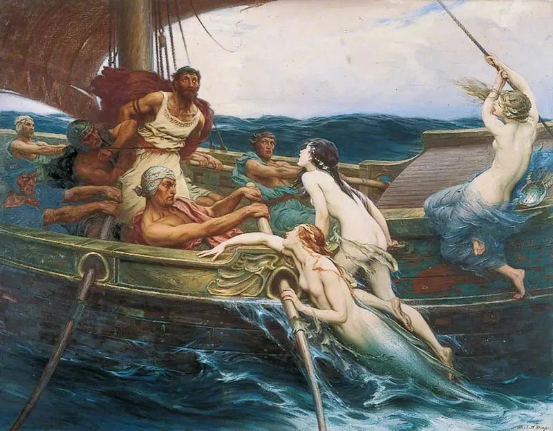 Ulysse och sirenerna - Herbert Draper