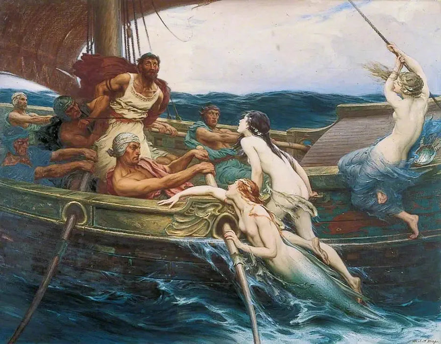 Ulysse och sirenerna - Herbert Draper