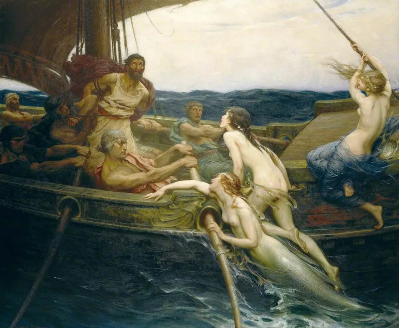 Ulysse och sirenerna - Herbert Draper