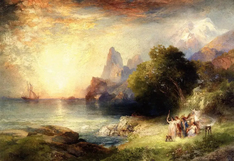 Ulysse och sirenerna - Thomas Moran