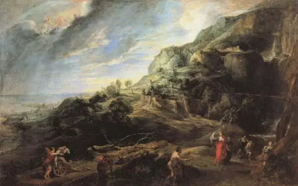 Ulysse sur l'île des Phéaciens - Peter Paul Rubens image 1 reproduction d’œuvre d’art à l’huile