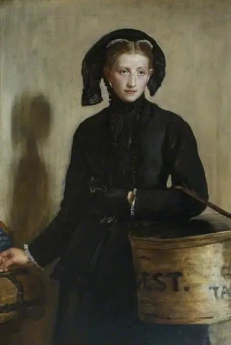 En änkespindel - John Everett Millais