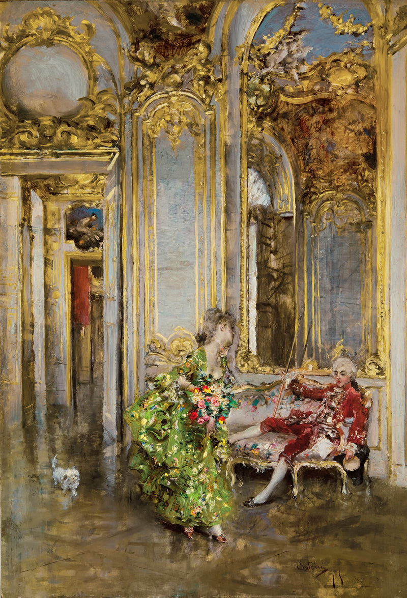 En vän till marquisen - Giovanni Boldini