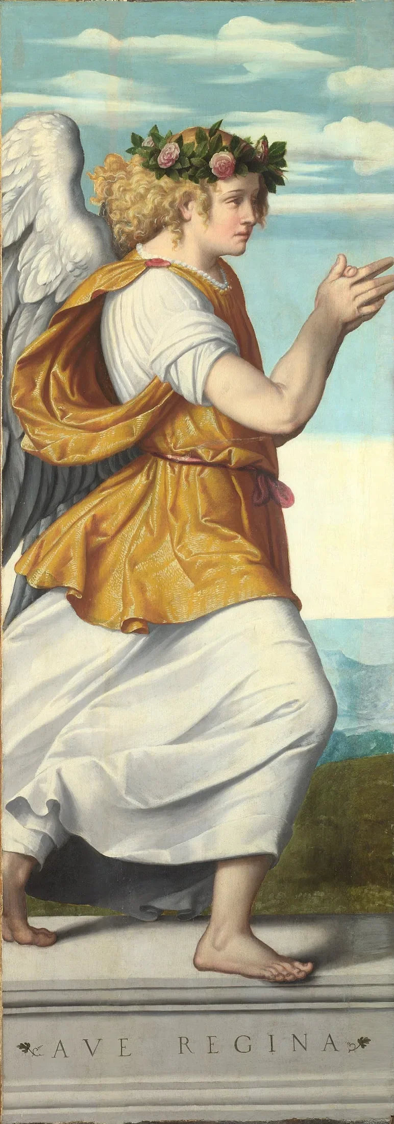 En ängel tillbedjare - Alessandro Bonvicino