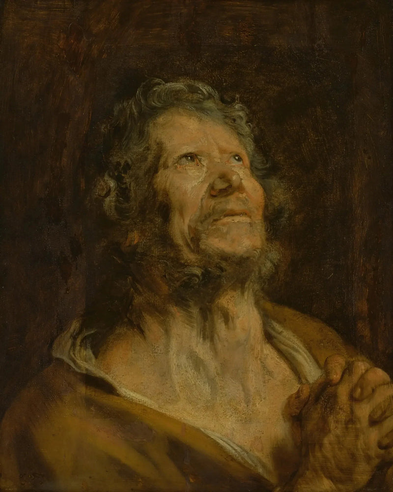 En apostel med sammanfogade händer - Antoine van Dyck