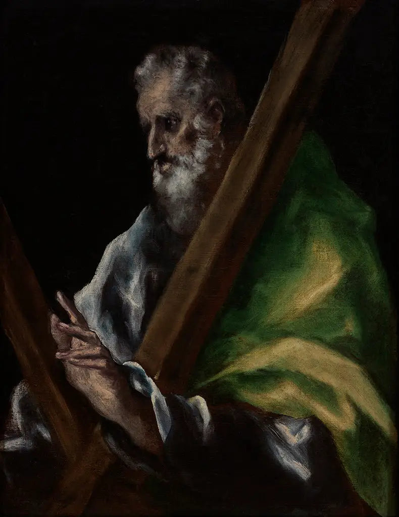 En apostel, helige Andreas - El Greco