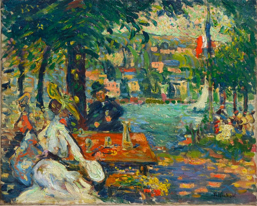 En eftermiddag på Körsbärsön - Robert Antoine Pinchon