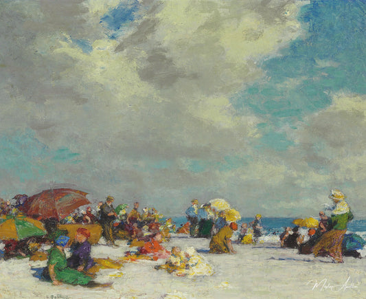 A Summer Afternoon - Edward Henry Potthast - Reproductions de tableaux et peintures haut de gamme