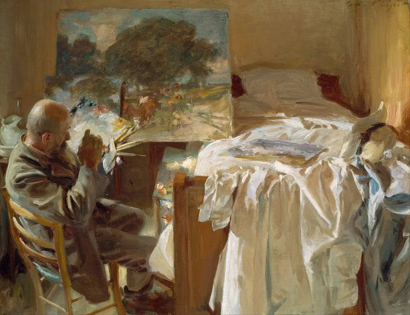 En konstnär i sin ateljé - John Singer Sargent