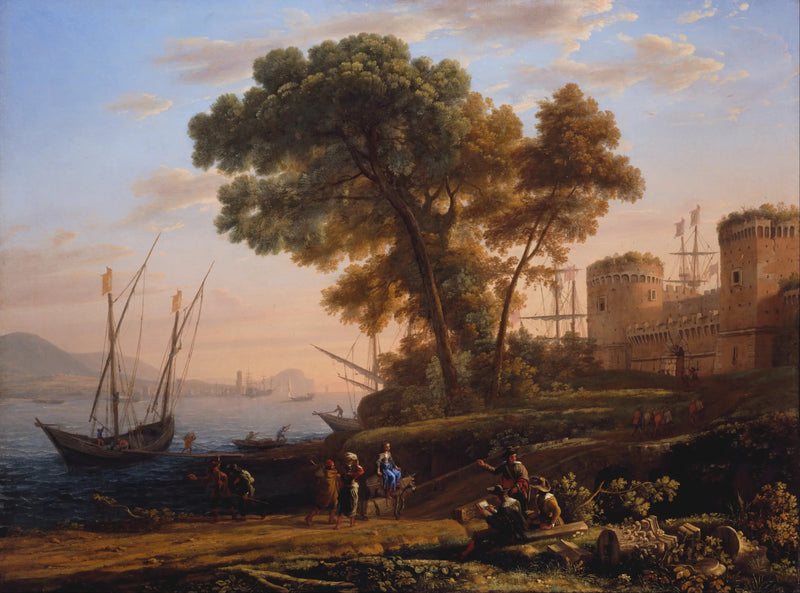 En konstnär som studerar naturen - Claude Lorrain