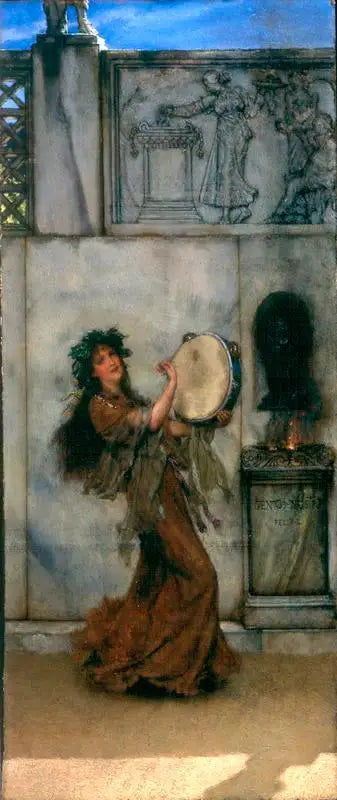 En trädgårdsaltare - Lawrence Alma-Tadema