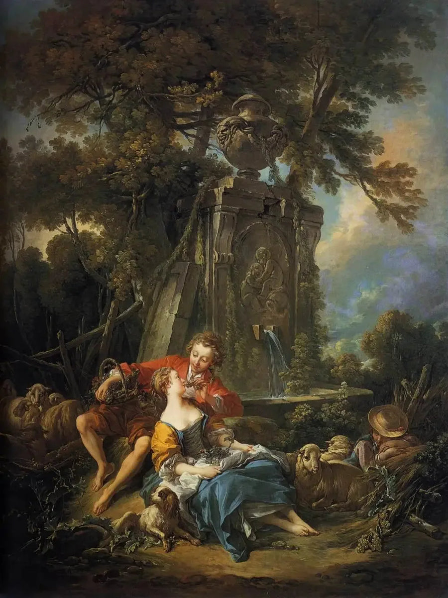 En pastoral höst - François Boucher