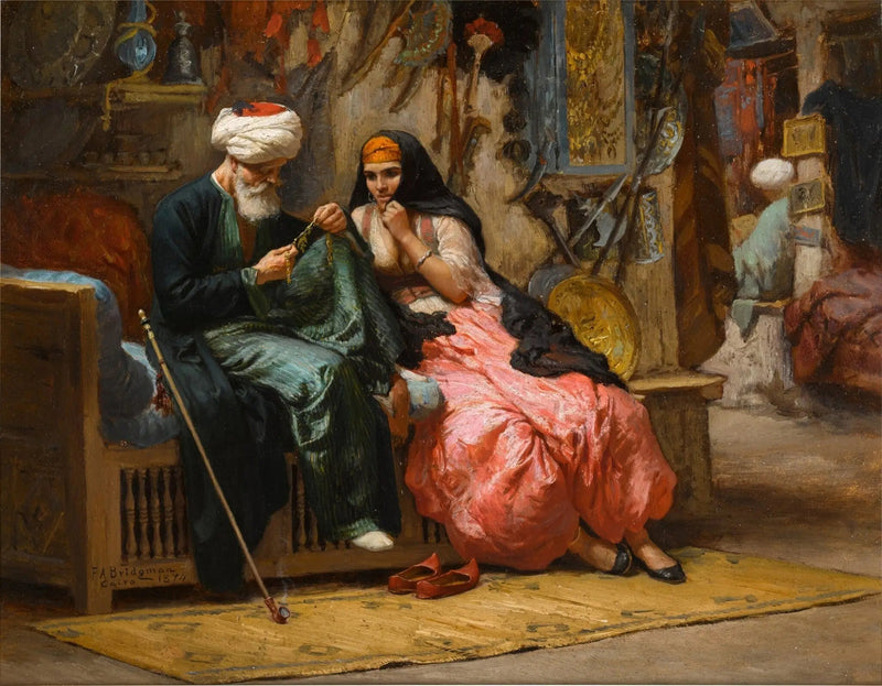 Ett värdefullt smycke - Frederick Arthur Bridgman