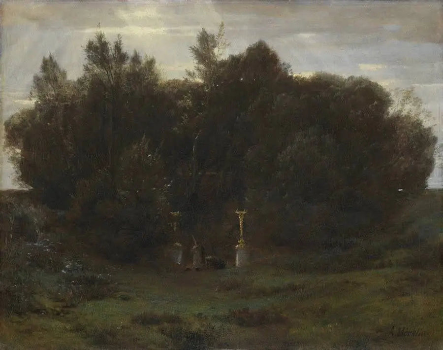 Ett heligt snår - Arnold Böcklin