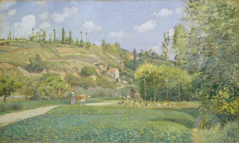 En herde i Valhermeil, Auvers-sur-Oise - Camille Pissarro
