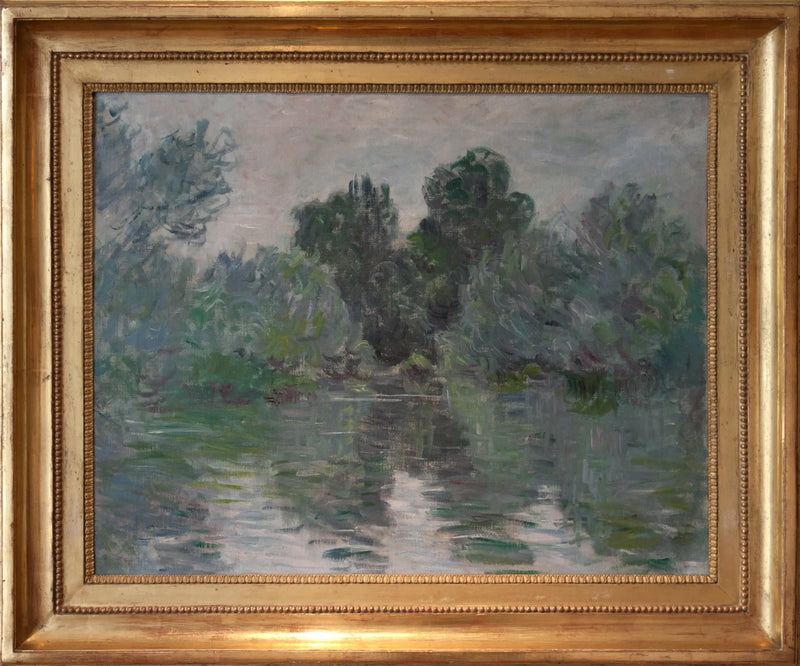 En arm av Seine nära Vétheuil - Claude Monet