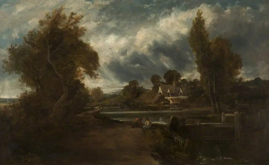 En hänglås på Stour - John Constable