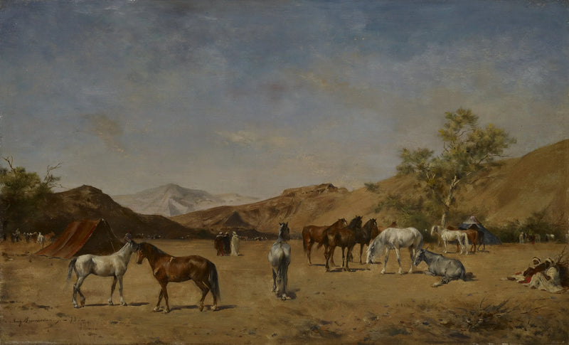 Un camp arabe - Eugène Fromentin