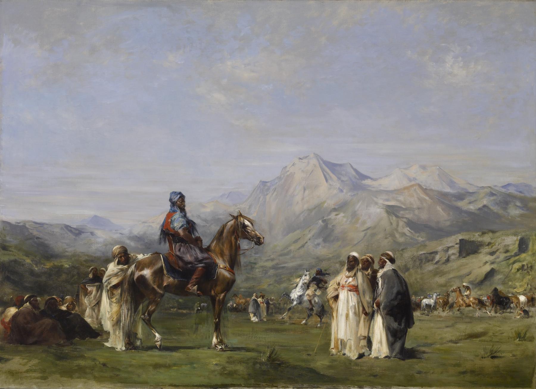 Un campement dans les montagnes de l'Atlas - Eugène Fromentin