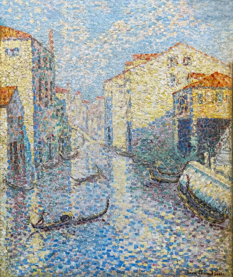En kanal i Venedig - Henri-Edmond Cross