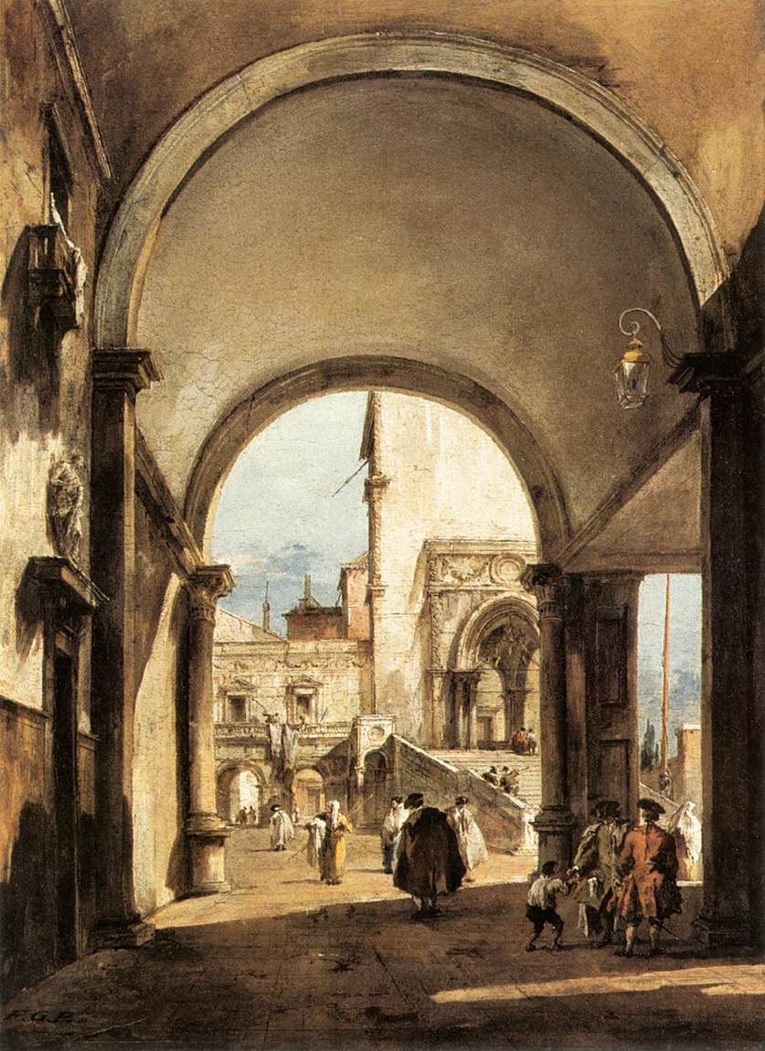 Un caprice architectural - Francesco Guardi - Alpha Reproduction