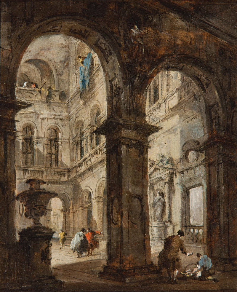 Ett arkitektoniskt infall - Francesco Guardi
