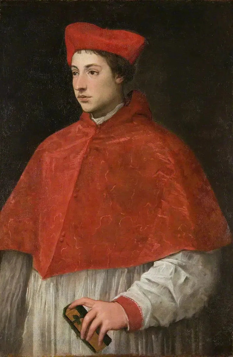 En okänd kardinal - Titian