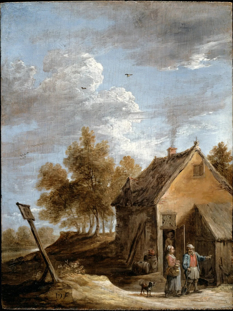 En stuga - David Teniers den yngre