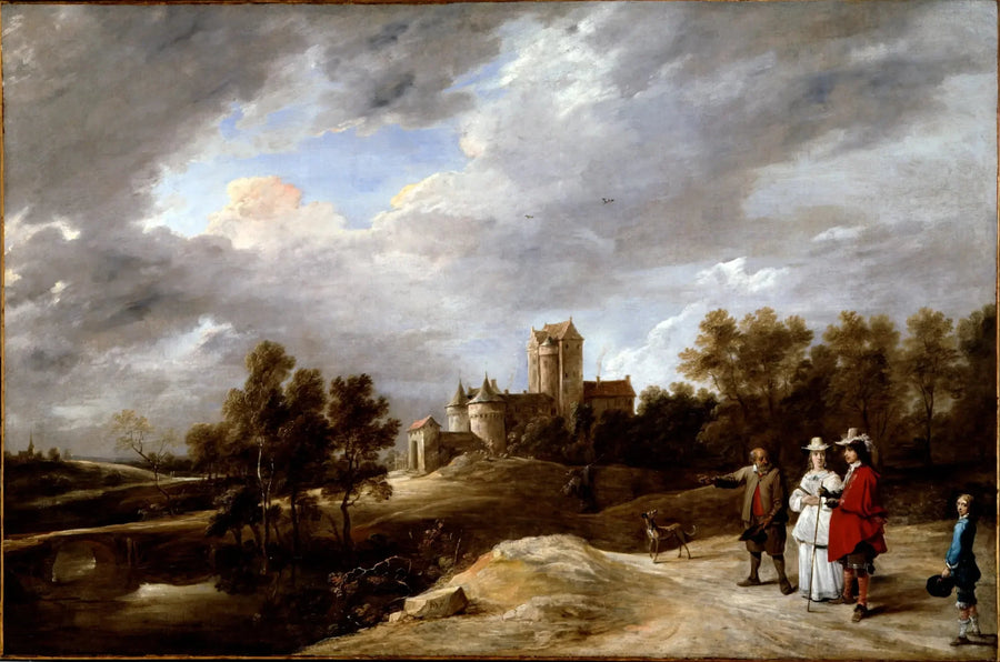 En borg och dess ägare - David Teniers den yngre