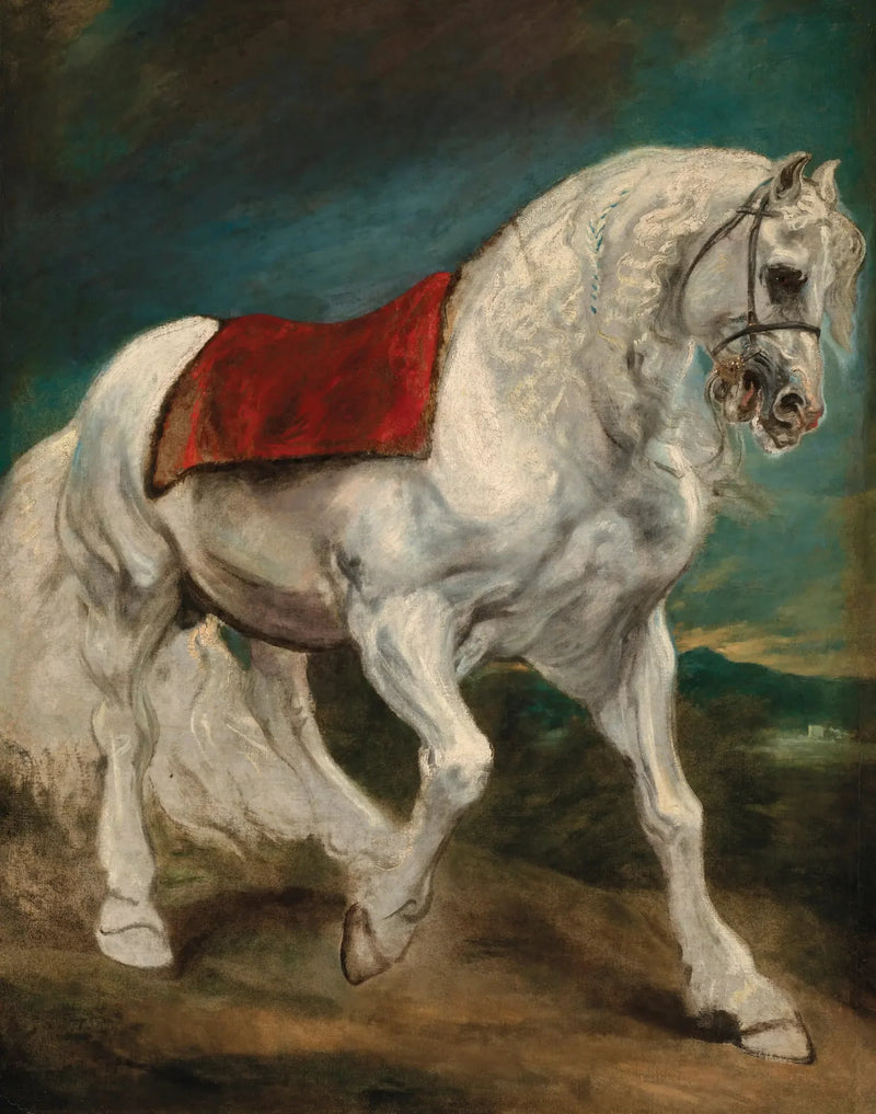 En andalusisk häst - Antoine van Dyck