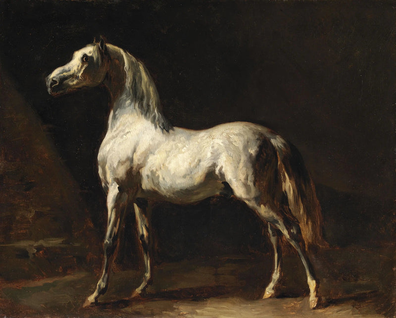 En häst - Théodore Géricault