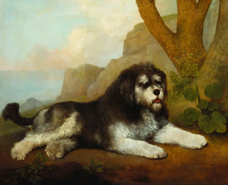 En vresig hund - George Stubbs