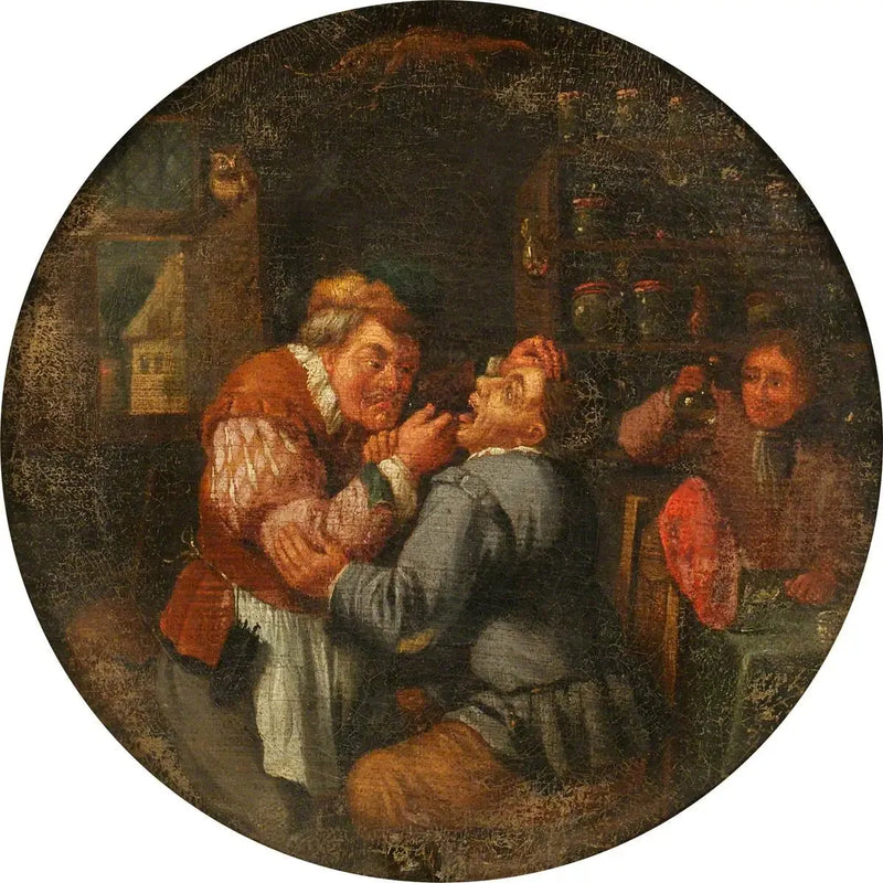 En kirurg som drar ut en tand - David Teniers den yngre