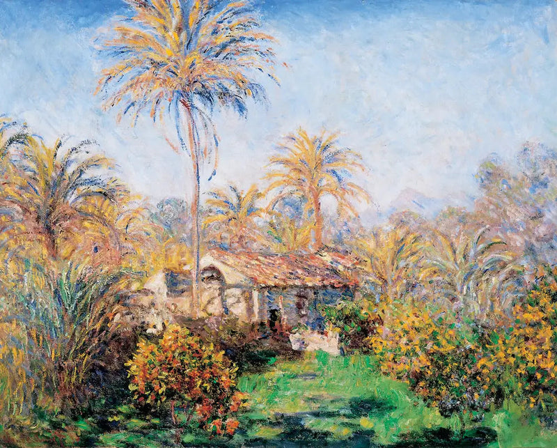 En bondgårdshörna i Bordighera - Claude Monet